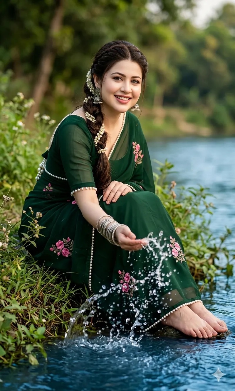 Hyper-realistic Indian Woman — 10 Image Prompts 2