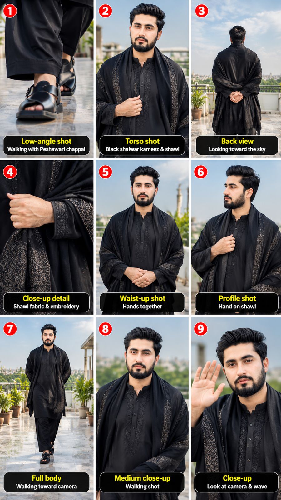 Vertical Ultra-realistic Pakistani — Video Prompt