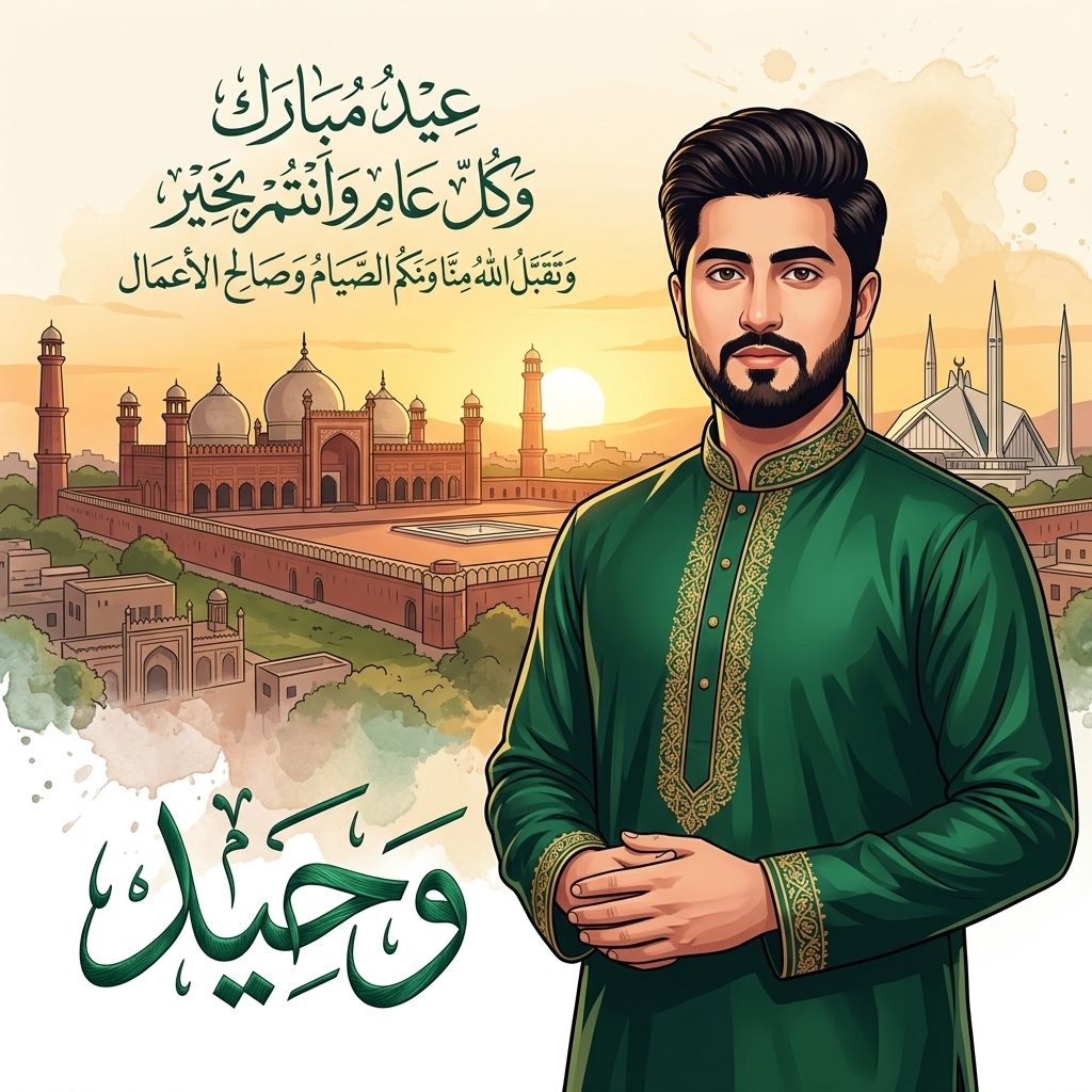 Professional Eid-al-Fitr Greeting — 10 Image Prompts 2