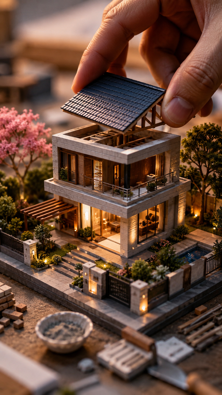 MASTER Miniature House — Video Prompt