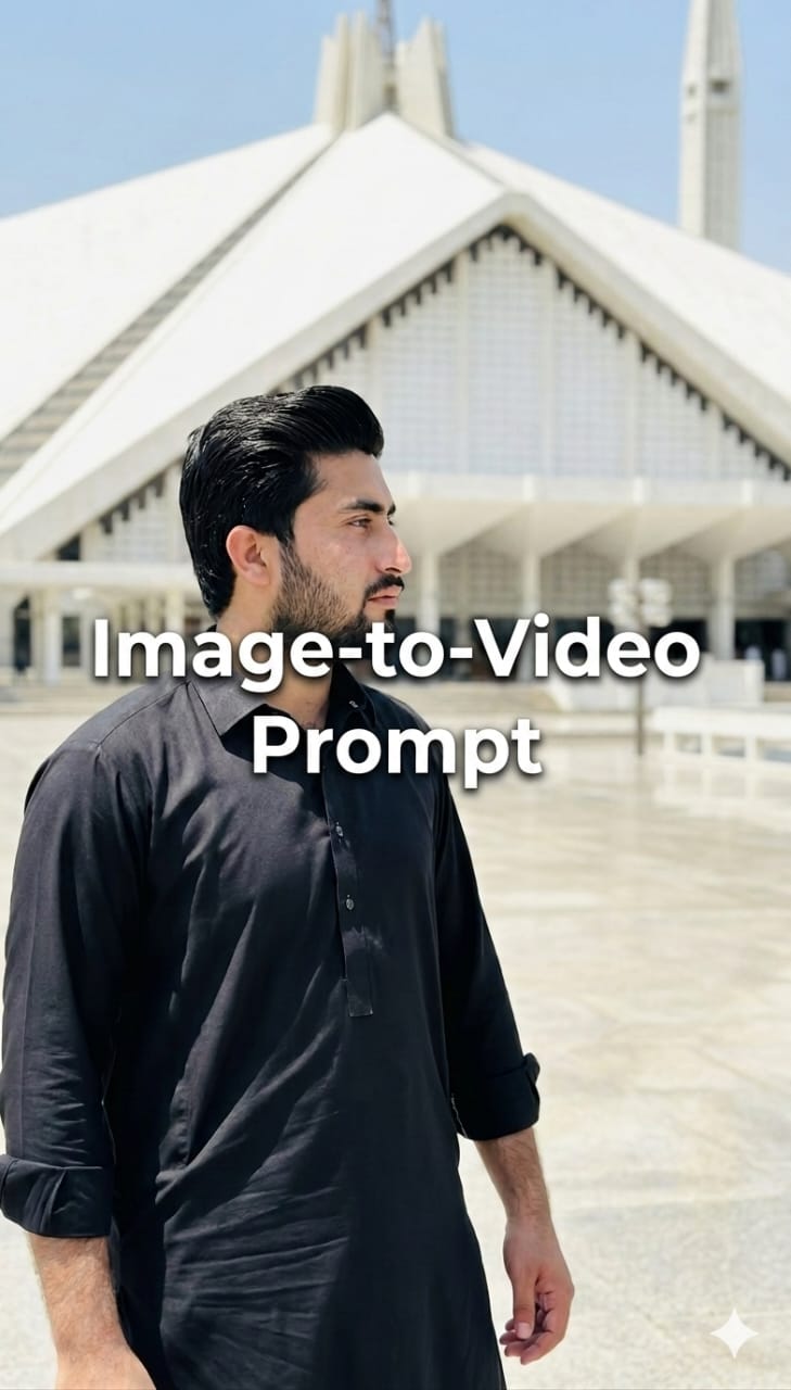 Slow-motion Starting Static — Video Prompt