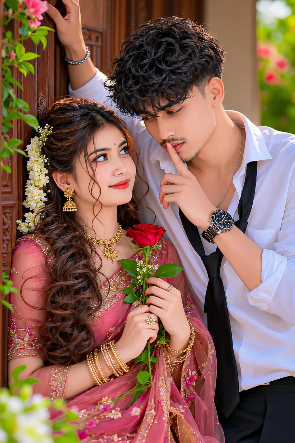 Ultra-realistic Indian Couple — 10 Image Prompts