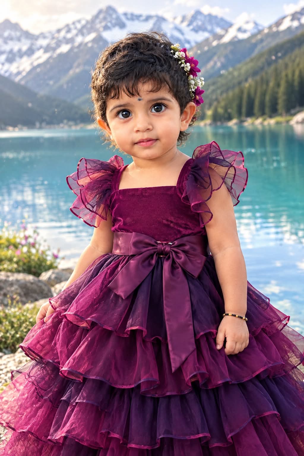 Toddler Girl Dark — 5 Kids Prompts