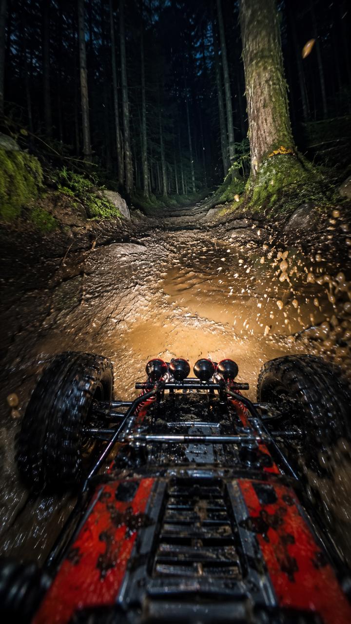 First-person Remote-controlled Off-road — Video Prompt