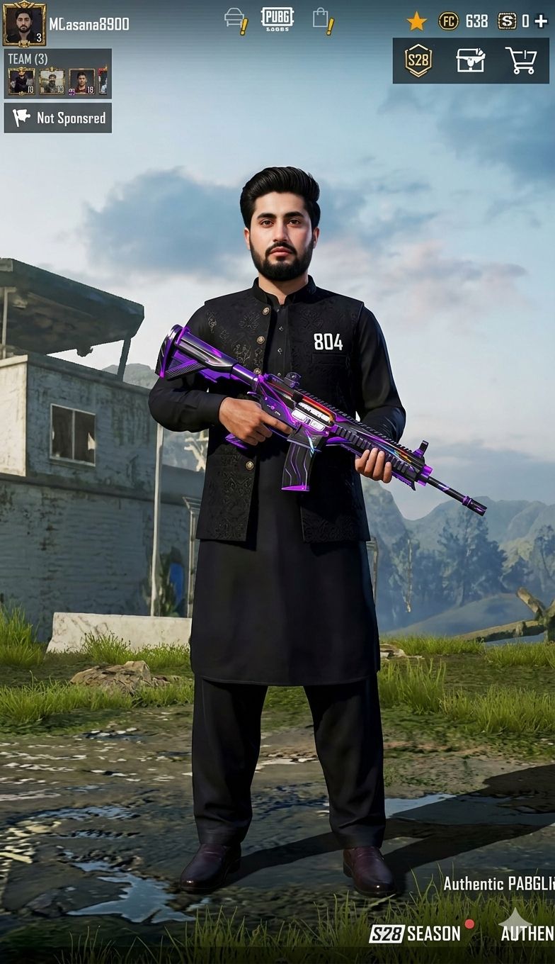 Professional PUBG Mobile — 4 Game Prompts 2