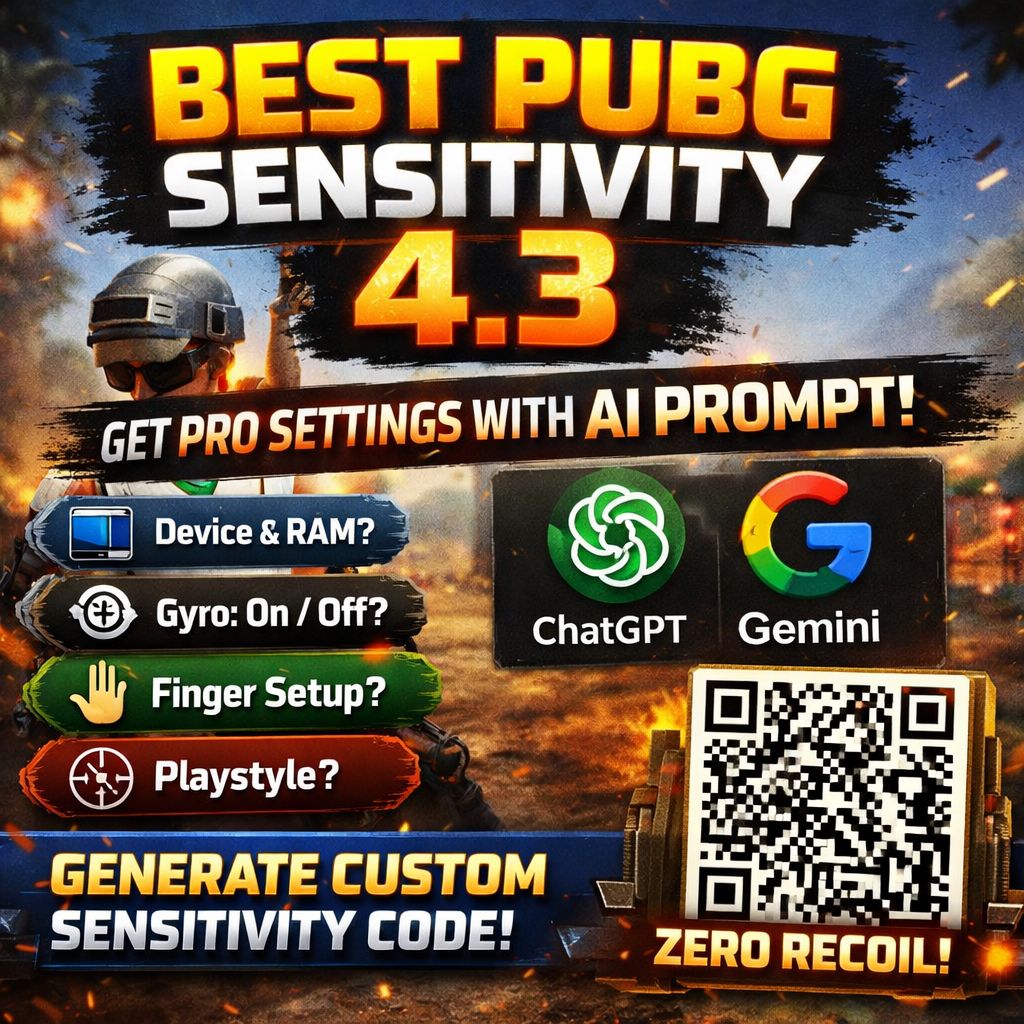 Professional PUBG Mobile — 4 Game Prompts
