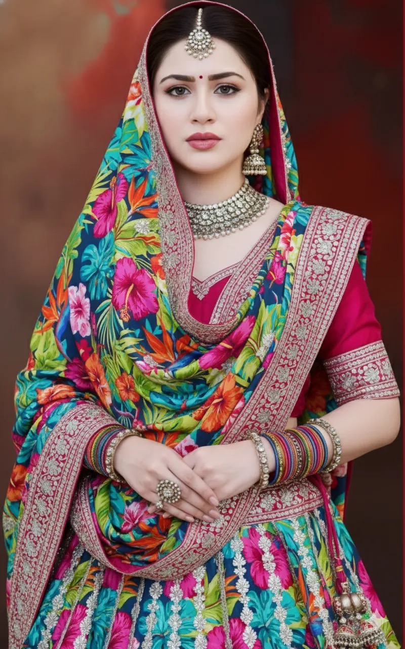 Rajasthani Poshak Vibrant — 10 Image Prompts